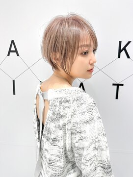 ハルキミナト ジャパン ヨコハマ(HARUKI MINATO japan YOKOHAMA) ミルクティーグレージュショート20代30代40代50代