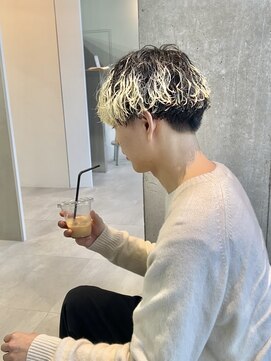 カケル(×.) 【簡単スタイリング】Men's波巻きパーマ