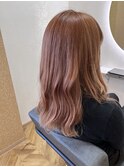 オレンジベージュ【TELA HAIR 袖ヶ浦】