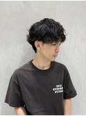 メンズ波巻きスパイラルパーマ