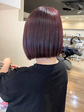 ラファンス 栗林店(LaFENCE) ショートボブ/ストレート/ブラウンカラー