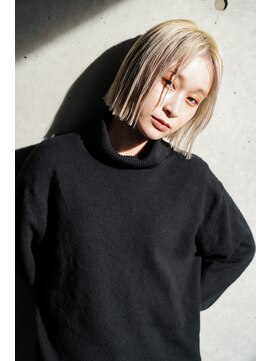 カライングドゥ(ing deux) 大人可愛い20代30代40代前下がり切りっぱなしボブ丸み◎