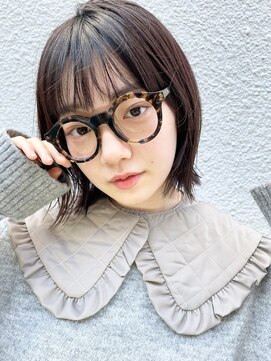 ヴァージ(Verge) レイヤーカット/ウェーブパーマ/前髪/こなれミディ[代官山駅]