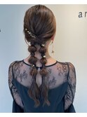 結婚式ヘアセット