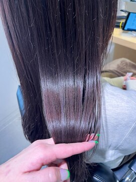 レイ 千葉(Lei) 【Lei 林 碧】purple color×long layer