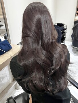 ヨロ 上野(YOLO) ハイライトカラーミルクティーベージュブリーチレイヤーカット