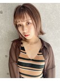 レイヤーボブ/外ハネ/アッシュベージュ 二子玉川