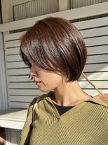 リシェア(re.share)&nbsp;くびれショート/前髪なし/マロンベージュ