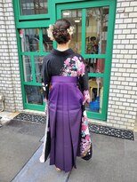 髪結ブーオ 卒業　袴