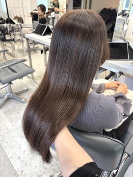 ユーフォリア 渋谷グランデ(Euphoria SHIBUYA GRANDE) ラベンダーブラウン　艶髪　ナチュラルカラー