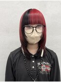 ブラックカラー×レイヤーカット