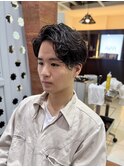 アップバングなショートパーマ【坂根】