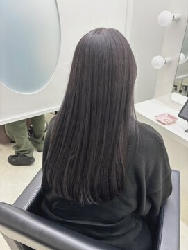 ジーナ 札幌(Zina) 美髪＊エアリーロング＊ダークシルバー＊髪質改善＊Zina札幌