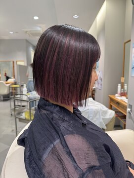 ファム 楽々園店(femme) アンブレラカラー×bob☆