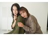 【再来/約70分】全体染めカラー＋トリートメント ￥3860