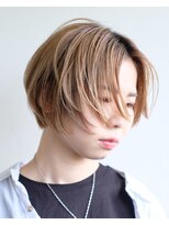 ルプラ ガーデン(le-pla garden)&nbsp;ベージュカラー#ダブルカラー＃前下がりショート＃ケアブリーチ