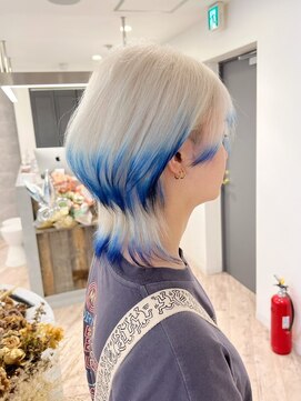 アンドソー 池袋(&so.) デザインカラー/ルーツカラー/裾カラー/ブルーカラー/池袋