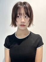 トリッカ シブヤ(TRICCA SHIBUYA)&nbsp;似合わせカット顔まわりレイヤーボブ外はねイメチェン渋谷無造作