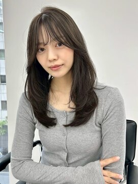 ユーフォリア 銀座(Euphoria) 小顔美人レイヤーカット×アッシュカラー30代40代50代