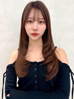 エジョン 三鷹店(Aejon)&nbsp;三鷹吉祥寺レイヤーカットマレットヘアオリーブグリーンボルド