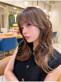 韓国顔周り/ハイレイヤーカット/ミディアムレイヤーカット北千住