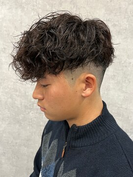 エルマーク 梅田(L-MARK) スペインカール/フェード/短髪/men's/ツイストパーマ/メンズ