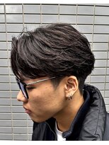 シーンバイラッド ヘルム(SCENE by RAD helm)&nbsp;フェザーパーマセンターパート