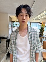 Thisday by nelke立川 メンズカット/メンズパーマ/ブリーチ【3/1 NEW OPEN(予定)】 ツイストパーマツーブロックスパイラルパーマトランクスヘア黒髪