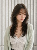 ネオリーブカップ 町田店(Neolive capu) 透け感オリーブグレージュ×ロングレイヤー#