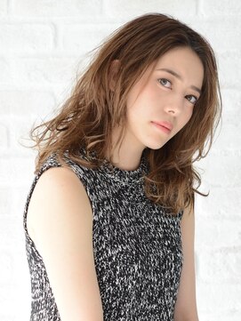 アース 辻堂店(HAIR & MAKE EARTH) 大人無造作セミディ。【EARTH辻堂店】