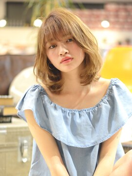 マリオ ヘアー デザイン(MARIO HAIR DESIGN) MARIO☆うざバングミルキーベージュ