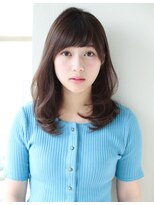 アフロート ディル(AFLOAT D'L)&nbsp;《AFLOATディル井上紗矢香》大人の前髪パーマでおろし流しバング
