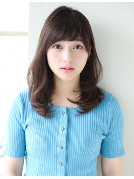 アフロート ディル(AFLOAT D'L) 《AFLOATディル井上紗矢香》大人の前髪パーマでおろし流しバング