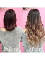 エクステ専門店あるじゃんすー 柏店 ベージュ#シールエクステ#グラデーションカラー#イメチェン#柏