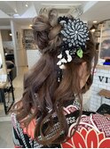 【Vivant】2021卒業式 着物・袴ヘア《円城寺》
