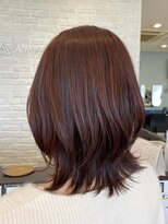 アメイジングヘアー 美沢店(AMAZING HAIR) 【AMAZING HAIR美沢店/溝手】ウルフレイヤー×暖色系カラー