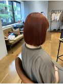 チェリーブラウン/透明感ボブ/ミニボブ/ココアベージュ[日比谷]