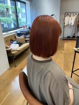 ノル(Knoll) チェリーブラウン/透明感ボブ/ミニボブ/ココアベージュ[日比谷]