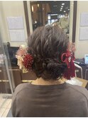 成人式ヘアセット