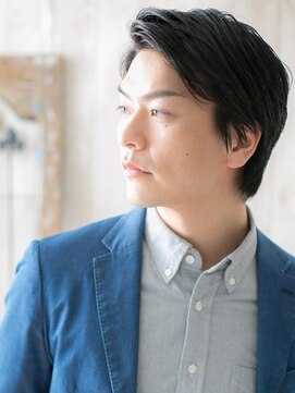 トニーアンドガイメン ホテル京阪仙台店(TONI&GUY MEN) アレンジ自在！七三アップバングショートウルフヘアe仙台