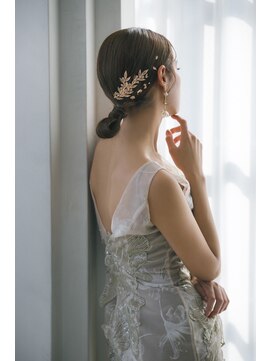 ヘアメイクサロン シャルメ(Hair Make Salon CHARMER) シンプルな艶髪シニヨンスタイル！