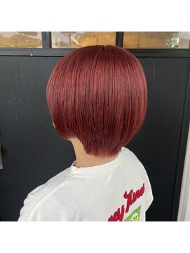 ボアップ(boappu) #夏カラー#レッドカラー#ショート