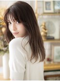 モテ髪アッシュオリーブ韓国風レイヤーロングa浦和20代30代40代