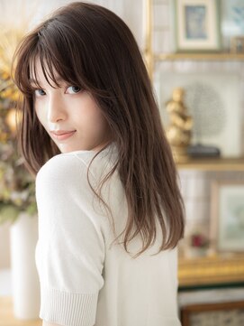 カバーヘアアンドスパ ブリス 浦和(COVER HAIR&SPA bliss) モテ髪アッシュオリーブ韓国風レイヤーロングa浦和20代30代40代