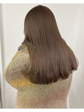 ヌード(nude) マロンベージュ+ぷつっとカット