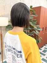 ノエ(noe)&nbsp;切りっぱなしボブ×ハイライトグレージュ