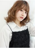 【Sourire江坂】ふんわりカールセミディ×チョコレートブラウン