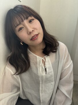 ハナ ビューティーヘアー(hana.) ココアベージュハイライト