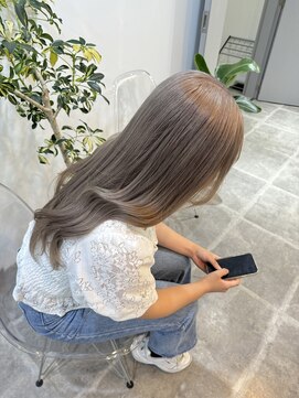 ペレ 栄店(PELE) 前髪/アンブレラカラー/こなれミディ/イメチェン/ウェーブパーマ