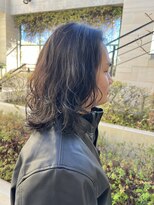 スタイル 成城学園前(STYLE)&nbsp;メンズロングヘア　レイヤーニュアンスパーマ